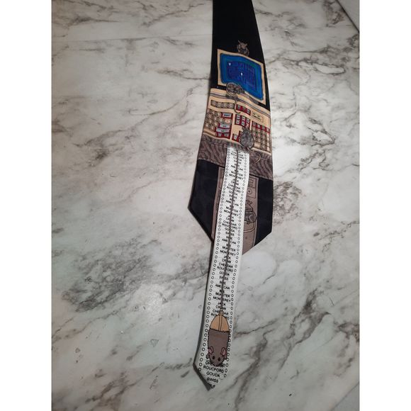 Slice of Life Mens Neck Tie Mouse Trap Maze - Picture 4 of 6